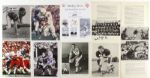 1940's-90's Football Signed Photo Collection - Lot of 79 w/ Joe Theismann, Franco Harris, Bobby Bowden  & More (JSA)
