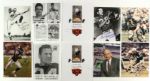 1940's-90's Football Signed Photo Collection - Lot of 79 w/ Joe Theismann, Franco Harris, Bobby Bowden  & More (JSA)