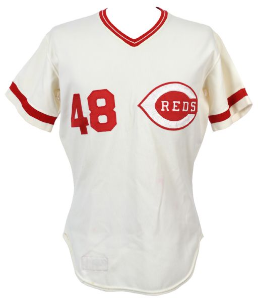 1982 Jeff Lahti Cincinnati Reds Spring Training Worn Home Jersey (MEARS LOA)