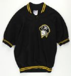1985 Tim Foli Pittsburgh Pirates Game Worn Batting Practice Half Zip Pullover (MEARS LOA)