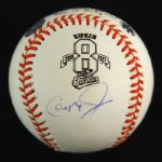 2002 Cal Ripken Jr. Baltimore Orioles Signed OAL Budig 2130/2131 Commemorative Baseball (MLB/Ripken Holograms)
