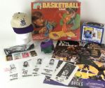 1970s-2000 Basketball Memorabilia Collection - Lot of 15 w/ Basketball Cards, Signed Photos & More (JSA)