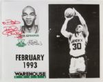 1970's-2000 Basketball Memorabilia Collection - Lot of 15 w/ Basketball Cards, Signed Photos & More (JSA)