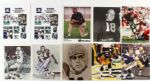 1940's-90's Football Memorabilia Collection - Lot of 42 w/ Signed Photos, Super Bowl Tickets & More (JSA)