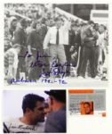 1940's-90's Football Memorabilia Collection - Lot of 42 w/ Signed Photos, Super Bowl Tickets & More (JSA)