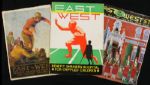 1930-40 East West Shrine Game Football Programs Kezar Stadium San Francisco (Lot of 4)