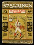 1926 Spaldings Athletic Library 5" x 7" Playing Rules Revised Baseball Guide 