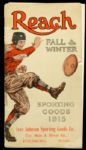 1915 Reach Fall and Winter 4 1/4" x 7 7/8" Sporting Goods Catalogue 