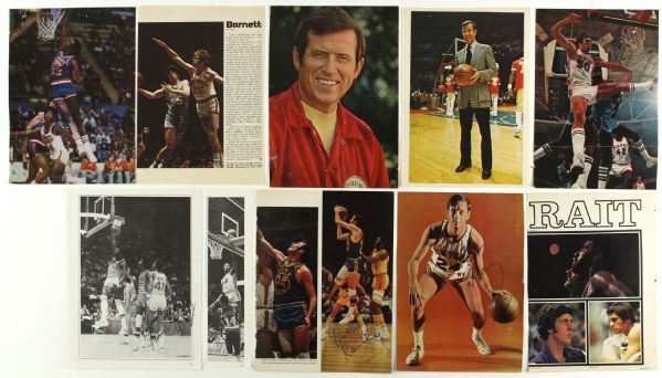 1970s NBA Basketball Photo Lot of 30 (JSA)