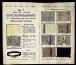 1931 Reach 3 1/2 x 6 Baseball Uniforms Guide w/ Fabric Samples