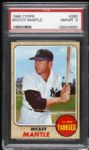 1968 Topps #280 Mickey Mantle New York Yankees (PSA NM-MT 8)