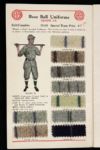 1922 Lowe and Campbell 5 1/2 x 8 3/4 Athletic Goods Company Catalogue w/ Fabric Samples