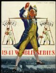 1941 Brooklyn Dodgers New York Yankees World Series Program