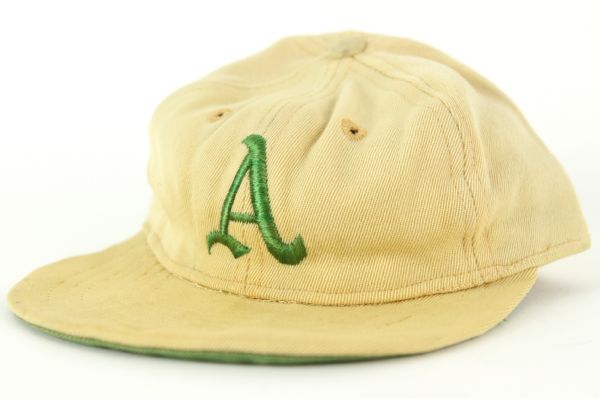 1968-69 John McNamara Oakland Athletics Game Worn Cap (MEARS LOA)
