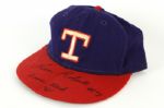 1981 Leon Roberts Texas Rangers Signed Game Worn Cap (MEARS LOA/JSA)