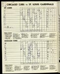 1977 Ernie Banks Chicago Cubs Signed 8 x 10 Scorecard (JSA Basic Certificate)