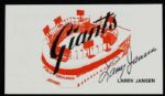 1970's Stan Musial Duke Snider Larry Jansen Signed Collection - Lot of 3 (PSA/DNA)