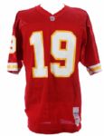 1993-94 Joe Montana Kansas City Chiefs Signed Home Jersey (Upper Deck Hologram)