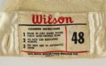 1958-66 circa Durene #36 Game Worn Wilson Football Jersey w/ 6 Button Crotch Piece (MEARS LOA)