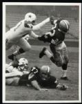 1960s Jim Brown Cleveland Browns 8" x 10" B/W Blank Backed Photo