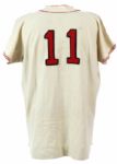 1965 circa Frank Malzone Boston Red Sox Game Worn Home Jersey Signed by Billy Harrell (MEARS LOA/JSA)