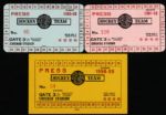 1958-73 Chicago Blackhawks Press Pass Team Photo Collection (Lot of 5)