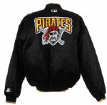 2000's early Lloyd McClendon Pittsburgh Pirates Game Worn Jacket (MEARS LOA)