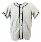 1940s-50s Leo Hoye Liquors Game Worn Flannel Baseball Jersey 