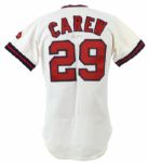 1979-84 Rod Carew California Angels Dual Signed Home Salesman Sample Jersey (MEARS LOA/JSA)