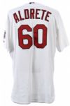 2009 Mike Aldrete St. Louis Cardinals Coaches Jersey (MEARS LOA)
