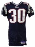 2002 JeRod Cherry New England Patriots Game Worn Home Jersey (MEARS LOA)