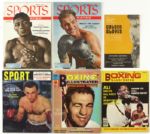 1948-77 Boxing Magazine Collection (Lot of 6)
