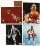 1970s-80s Basketball Memorabilia Collection w/ Walt Frazier Jerry West Signed Items - Lot of 14 (JSA)