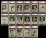1939 Play Ball Baseball Card Collection - Lot of 16 (All PSA Graded)