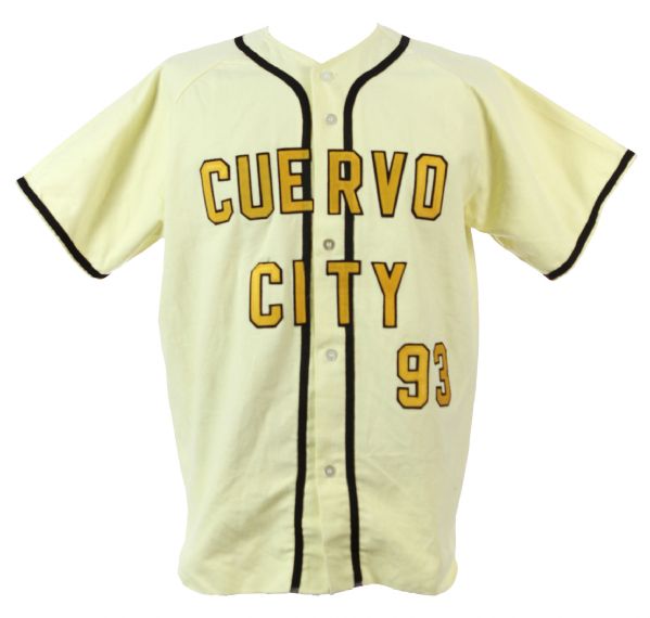 1993 circa Eddie Feigner The King & His Court Game Worn Cuervo City Jersey (MEARS LOA)