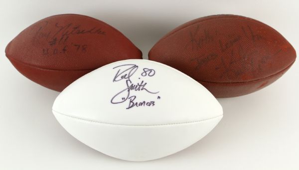 1990s-2000s Football Signed Memorabilia Collection - Lot of 15 w/ Ray Nitschke, Kurt Warner, Thurman Thomas, Jim Kelly & More (JSA)