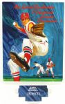 1968 St. Louis Cardinals National League Champions 11" x 14" Busch Beer Easelback Diaplay w/ Schedule Pocket