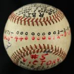 1956 Signed Stan Musial St. Louis Cardinals Game Used Baseball (JSA/MEARS LOA) Also Frank Robinson HR Game