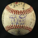 1982 Signed Pete Rose Randy Jones Philadelphia Phillies New York Mets Game Used Baseball (3,698 Hit) Veterans Stadium (JSA/MEARS LOA)