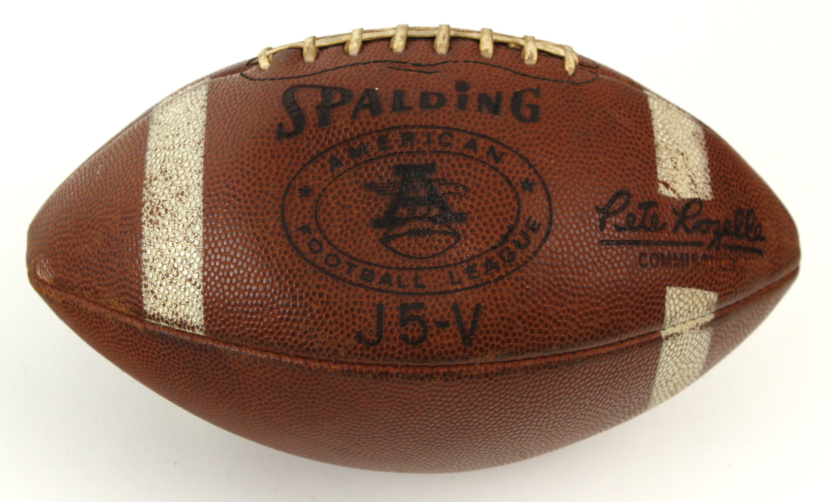 Lot Detail - 1966-69 Spalding American Football League J5-V Game Used