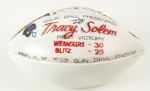 1983 Arizona Wranglers USFL Game Ball Presented to Tracy Solem 