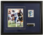 1990s Barry Sanders Detroit Signed Framed 18" x 22" Display (JSA) 