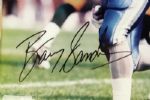 1990's Barry Sanders Detroit Signed Framed 18 x 22 Display (JSA) 
