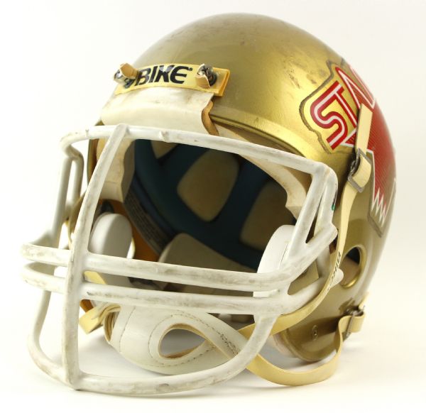 1983-85 Philadelphia/Baltimore Stars USFL Game Worn Bike Helmet (MEARS LOA)