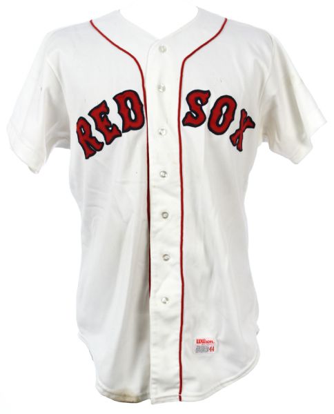 1979 Luis Tiant Boston Red Sox Signed Post Career Home Uniform (JSA)