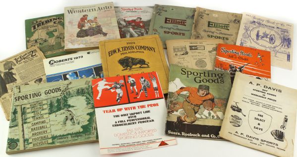 1890s-1970s Sporting Goods Catalog Collection - Lot of 50