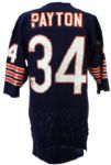 1975 Walter Payton Chicago Bears Unrepaired Game Worn Jersey - Earliest/Finest Extant! From the Collection of “Chicken” Willie Thompson (MEARS A10)