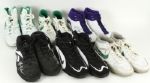 1980-90s Milwaukee Bucks Game Worn Shoes Collection -Lot of 6 w/ 5 Signed (MEARS LOA)