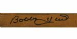 1957-72 Bobby Hull Chicago Blackhawks Signed Game Used Hockey Stick (JSA/MEARS LOA)