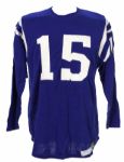 1968 Earl Morrall Baltimore Colts Game Worn Home Jersey (MEARS LOA)